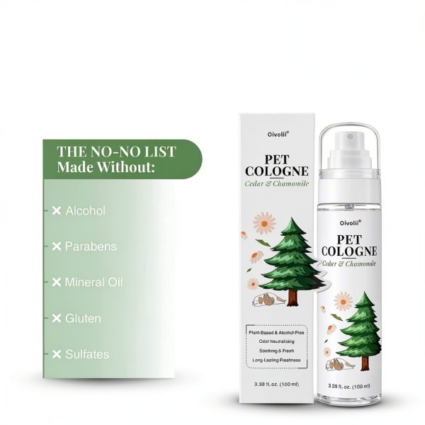 Oivolii Pet Cologne Spray Gentle Odor Control Coat Softening-6
