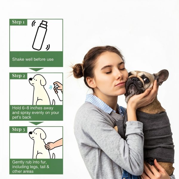 Oivolii Pet Cologne Spray Gentle Odor Control Coat Softening-7