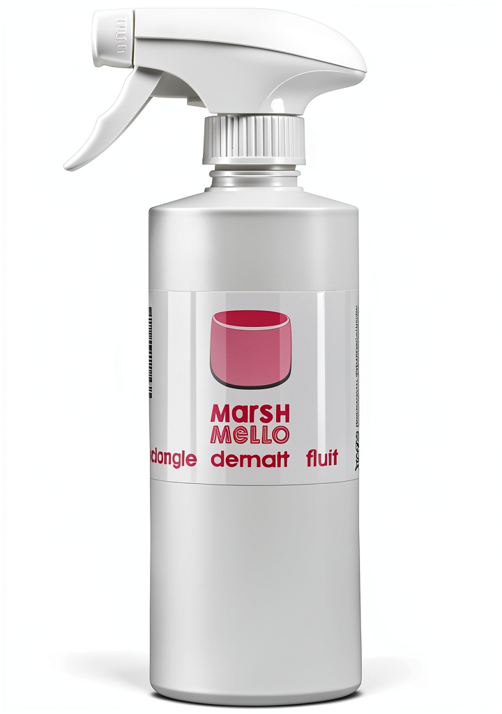 Applying MarshMello dog cologne on a dog's coat