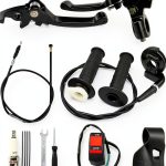 Motorcycle Clutch Brake Lever Retepif LHYM-BLACK Powder Coated 7/8"-0