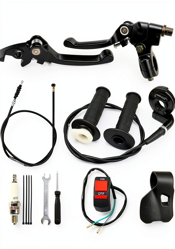 Installing Motorcycle Clutch Brake Lever Retepif LHYM-BLACK Powder Coated 7/8