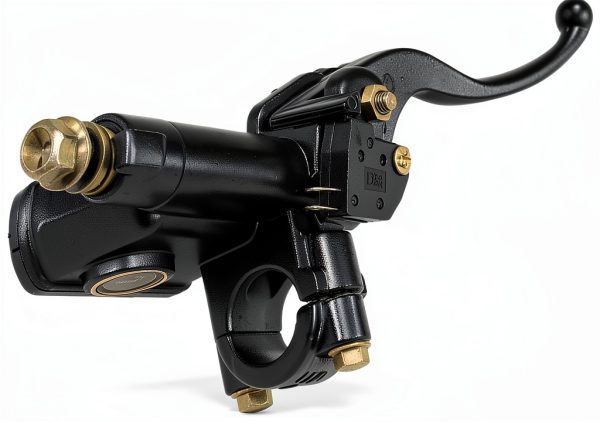 Sollon Motorcycle Brake Lever Left Hand Aluminum 02SL201L Black-6