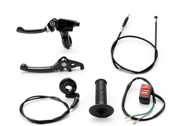 Motorcycle Clutch Brake Lever Retepif LHYM-BLACK Powder Coated 7/8"-2