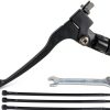 FVRITO Left Hand Brake Lever for Mini Bikes Black Aluminum 175mm-0