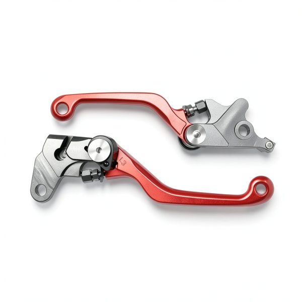 MZS Red Dirt Bike Lever Aluminum Adjustable Clutch Brake Lever for-5