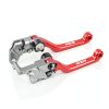 MZS Red Dirt Bike Lever Aluminum Adjustable Clutch Brake Lever for-4