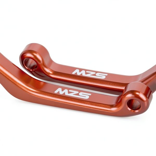 MZS Red Dirt Bike Lever Aluminum Adjustable Clutch Brake Lever for-2
