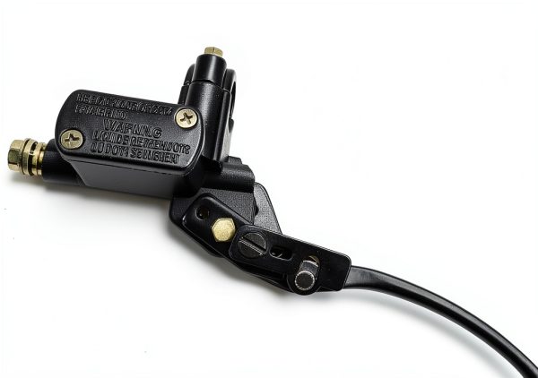 Sollon Motorcycle Brake Lever Left Hand Aluminum 02SL201L Black-1