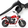 FVRITO Left Hand Brake Lever for Mini Bikes Black Aluminum 175mm-3