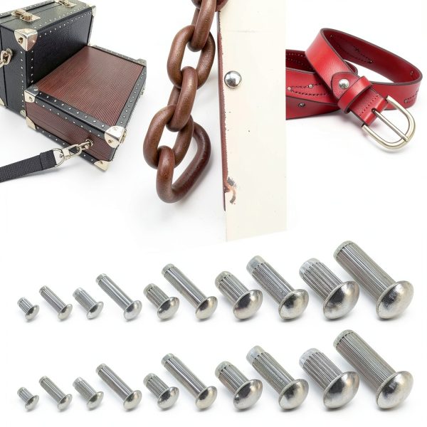Keadic 190Pcs 304 Stainless Steel Brazier Head Solid Rivet Set-5