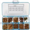 1000PCS Rivets ljhnba M0.9 M1.3 M1.5 M1.7 Copper Hollow Kit for PCB-0