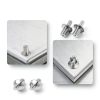Hammer Drive Rivets 100pcs Aluminum Core Round Head Expansion Rivets-4