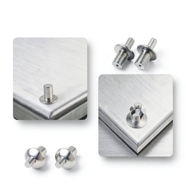 Hammer Drive Rivets 100pcs Aluminum Core Round Head Expansion Rivets-4