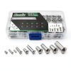 Keadic 190Pcs 304 Stainless Steel Brazier Head Solid Rivet Set-6
