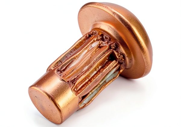 Copper Solid Rivets uxcell 50pcs 1/8" x 15/64" Round Head Fasteners-0