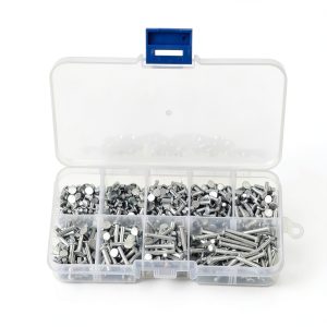 Solid Rivets 450pcs Aluminum Flat Head Multisize M2.5 3-20mm Fasteners-0