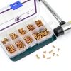 Swpeet 270-piece flat head copper solid rivet Set for Electrical DIY-2