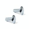 3/16" x 1/2" Brazier Head Solid Aluminum Rivets – Baudelun 100-Pack-1
