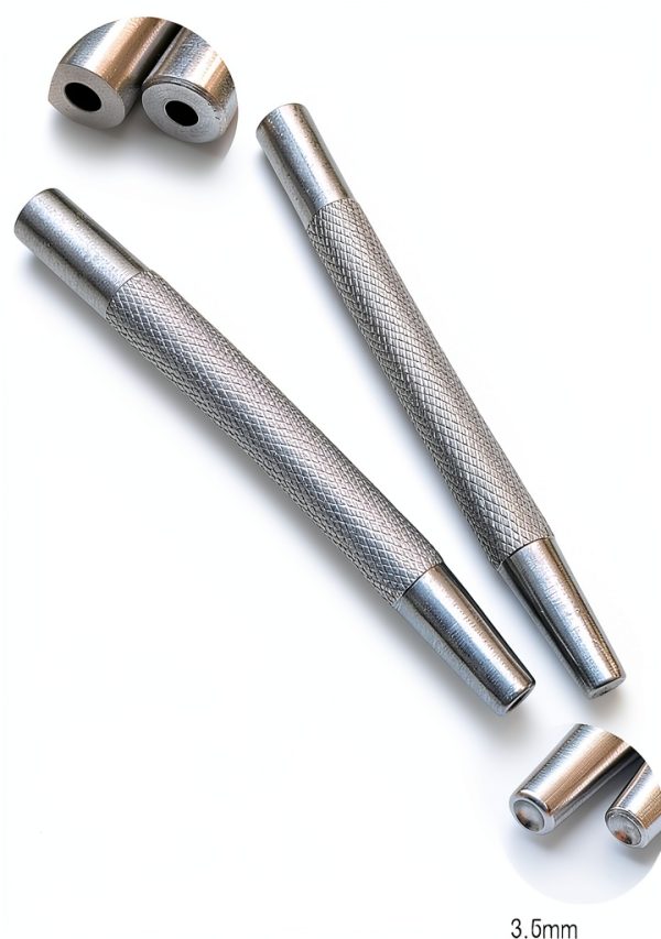 Copper Rivets and Burrs Size 9 and Size 12 Copper Rivet Fastener Install Setting Tool Hole Punch Tool Assorted Kit-1