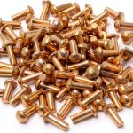 Biaungdo Copper Solid Rivets 1/8 inch Diameter 5/16 L Shank 100pcs-0