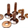 Copper Rivets and Burrs Size 9 and Size 12 Copper Rivet Fastener Install Setting Tool Hole Punch Tool Assorted Kit-2