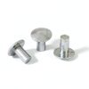 3/16" x 3/8" Brazier Head Solid Aluminum Rivets – 100 Pack by Baudelun-3