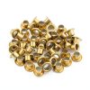 XINGYHENG 650pcs Zinc Plated Copper Rivets Kit 8 Sizes Plastic Case-2