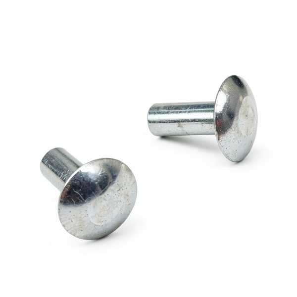 3/16" x 1/2" Brazier Head Solid Aluminum Rivets – Baudelun 100-Pack-2