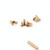 Swpeet 270-piece flat head copper solid rivet Set for Electrical DIY-3