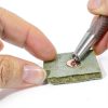 Copper Rivets and Burrs Size 9 and Size 12 Copper Rivet Fastener Install Setting Tool Hole Punch Tool Assorted Kit-4