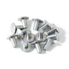 3/16" x 3/8" Brazier Head Solid Aluminum Rivets – 100 Pack by Baudelun-4