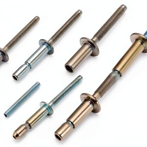 eMagTech 40PCS Internal Lock Dome Head Structural Rivets Grip Range of 1.5mm-16.0mm Rivet Fastener Bolt for Aviation Automobiles Construction Silver-0