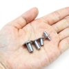 3/16" x 1/2" Brazier Head Solid Aluminum Rivets – Baudelun 100-Pack-3