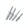 eMagTech 40PCS Internal Lock Dome Head Structural Rivets Grip Range of 1.5mm-16.0mm Rivet Fastener Bolt for Aviation Automobiles Construction Silver-6