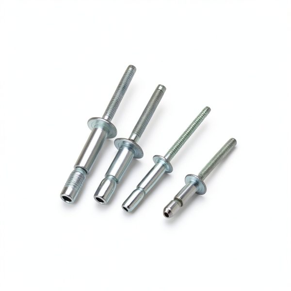 eMagTech 40PCS Internal Lock Dome Head Structural Rivets Grip Range of 1.5mm-16.0mm Rivet Fastener Bolt for Aviation Automobiles Construction Silver-6