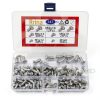 147Pcs Solid Aluminum Round Head Rivets M5 M6 M8 Assortment Kit 5 Sizes-0