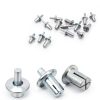 Hilitchi 130Pcs M5 x 7mm 9mm 11mm Aluminum Core Rivets with Semi Round Head, Hammer Drive Rivets Knock Type Aluminum Rivets Semi Round Head Expansion Aluminum Rivets for Households Mechanical Devices-3